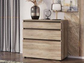 Комод КМ-01 Энигма (венге/дуб каньон) в Алмазном - almaznyj.mebel-nsk.ru | фото