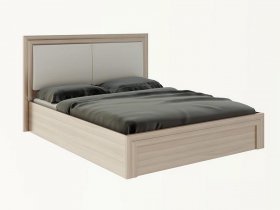Кровать двуспальная с подъем. мех. 1,6м  Глэдис М32 в Алмазном - almaznyj.mebel-nsk.ru | фото