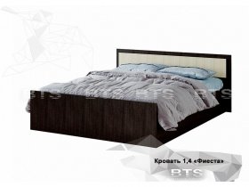 Кровать двуспальная 1,4м Фиеста (BTS) в Алмазном - almaznyj.mebel-nsk.ru | фото