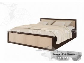 Кровать двуспальная 1,4м Модерн (BTS) в Алмазном - almaznyj.mebel-nsk.ru | фото