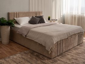 Кровать двуспальная 1,4м с подъем. мех. Леванте в Алмазном - almaznyj.mebel-nsk.ru | фото