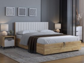 Кровать двуспальная 1,6м Юлия в Алмазном - almaznyj.mebel-nsk.ru | фото