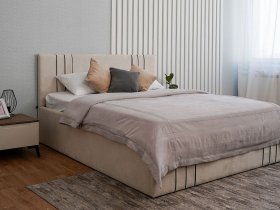 Кровать двуспальная 1,8м с подъем. мех. Леванте в Алмазном - almaznyj.mebel-nsk.ru | фото