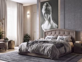 Кровать двуспальная 1,8м Верона-2 в Алмазном - almaznyj.mebel-nsk.ru | фото