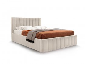 Кровать мягкая 1,6 Вена стандарт, вар.2 в Алмазном - almaznyj.mebel-nsk.ru | фото