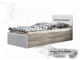 Кровать односпальная Наоми КР-12 в Алмазном - almaznyj.mebel-nsk.ru | фото