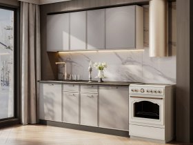 Кухонный гарнитур «Адель» 2,0м (нео) в Алмазном - almaznyj.mebel-nsk.ru | фото