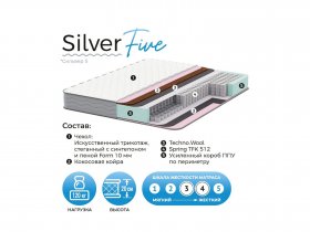 Матрас Silver Five в Алмазном - almaznyj.mebel-nsk.ru | фото