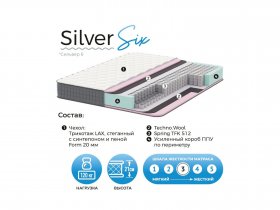 Матрас Silver Six в Алмазном - almaznyj.mebel-nsk.ru | фото