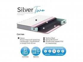 Матрас Silver Two в Алмазном - almaznyj.mebel-nsk.ru | фото