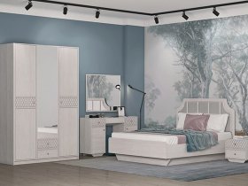 Модульная спальня Лоренцо в Алмазном - almaznyj.mebel-nsk.ru | фото