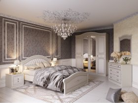 Модульная спальня Николь (Мебельград) в Алмазном - almaznyj.mebel-nsk.ru | фото