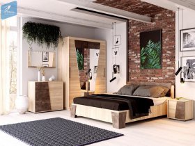 Модульная спальня Санремо в Алмазном - almaznyj.mebel-nsk.ru | фото