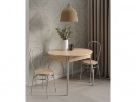 Стол обеденный Орфей-4 (дуб крафт золотой) в Алмазном - almaznyj.mebel-nsk.ru | фото